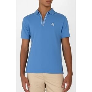 VANSPORT Polo Shirt Mens MD Carolina Blue Collegiate UNC Tar Heels Fanwear